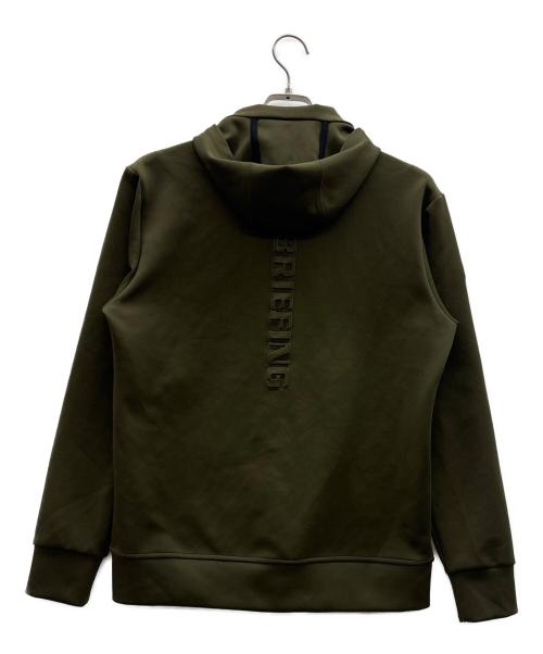 BRIEFING（ブリーフィング）BRIEFING (ブリーフィング) ジップパーカー モスグリーン サイズ:Mの古着・服飾アイテム