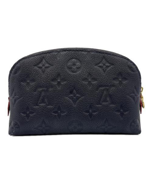 LOUIS VUITTON（ルイ ヴィトン）LOUIS VUITTON (ルイ ヴィトン) コスメポーチ ネイビー×レッドの古着・服飾アイテム