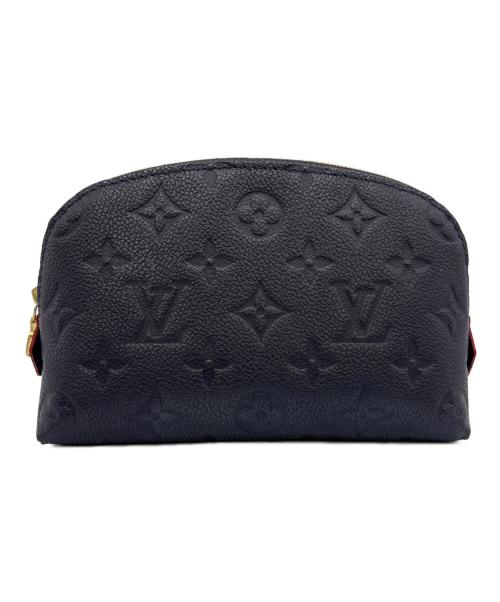 LOUIS VUITTON（ルイ ヴィトン）LOUIS VUITTON (ルイ ヴィトン) コスメポーチ ネイビー×レッドの古着・服飾アイテム