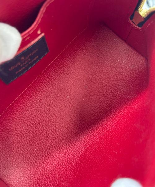 LOUIS VUITTON（ルイ ヴィトン）LOUIS VUITTON (ルイ ヴィトン) コスメポーチ ネイビー×レッドの古着・服飾アイテム