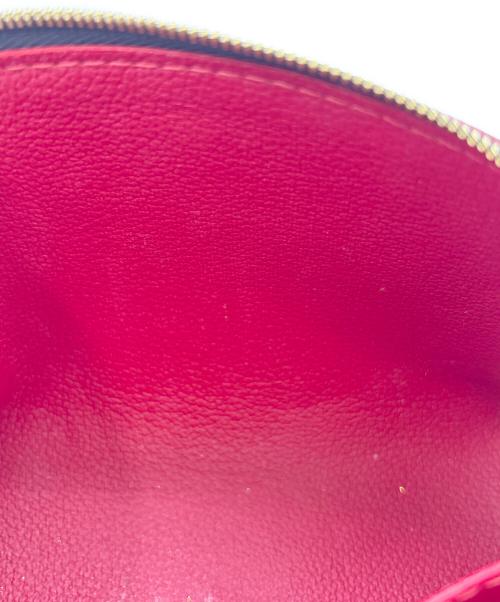 LOUIS VUITTON（ルイ ヴィトン）LOUIS VUITTON (ルイ ヴィトン) コスメポーチ ネイビー×レッドの古着・服飾アイテム
