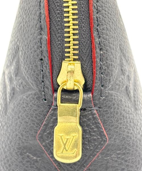 LOUIS VUITTON（ルイ ヴィトン）LOUIS VUITTON (ルイ ヴィトン) コスメポーチ ネイビー×レッドの古着・服飾アイテム