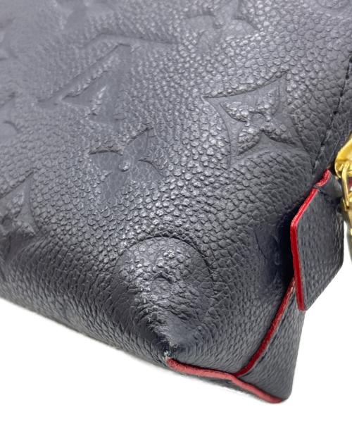 LOUIS VUITTON（ルイ ヴィトン）LOUIS VUITTON (ルイ ヴィトン) コスメポーチ ネイビー×レッドの古着・服飾アイテム