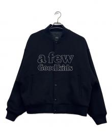A FEW GOOD KIDS（アフューグッドキッズ）の古着「スタジャン」｜ブラック