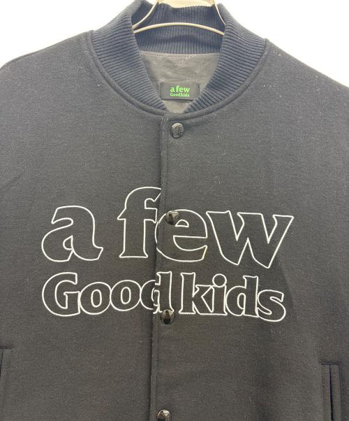 A FEW GOOD KIDS（アフューグッドキッズ）A FEW GOOD KIDS (アフューグッドキッズ) スタジャン ブラック サイズ:Lの古着・服飾アイテム