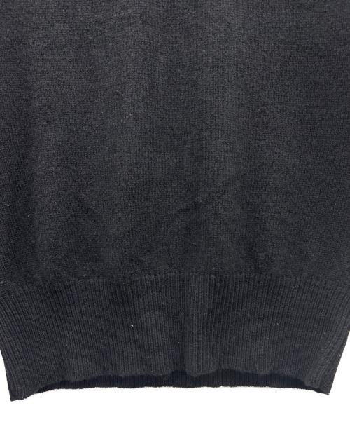 POLO BY RALPH LAUREN（ポロ バイ ラルフローレン）POLO BY RALPH LAUREN (ポロ バイ ラルフローレン) ウールニットポロシャツ ブラック サイズ:Mの古着・服飾アイテム