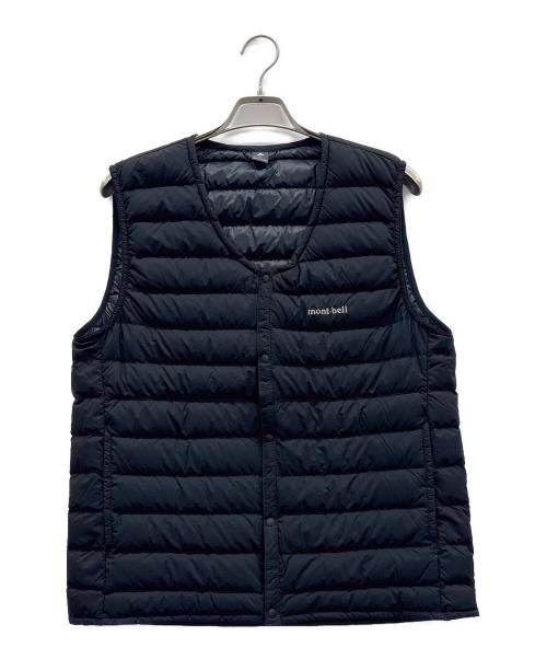 mont-bell（モンベル）mont-bell (モンベル) スペリオダウン Vネックベスト ブラック サイズ:Lの古着・服飾アイテム