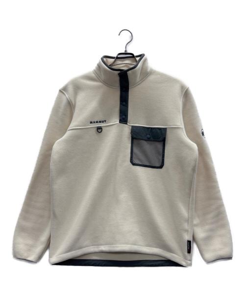 MAMMUT（マムート）MAMMUT (マムート) Moonstone Hybrid ML Pull AF ホワイト×グレー サイズ:ASIA Lの古着・服飾アイテム