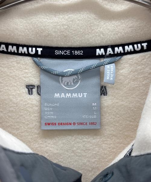 MAMMUT（マムート）MAMMUT (マムート) Moonstone Hybrid ML Pull AF ホワイト×グレー サイズ:ASIA Lの古着・服飾アイテム