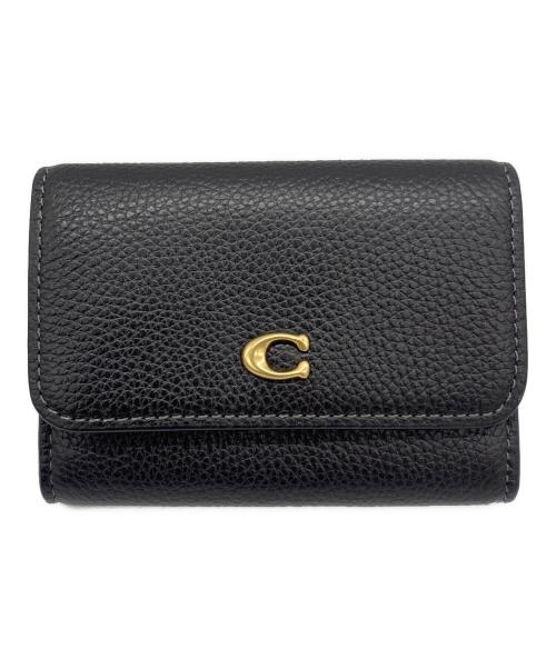 COACH（コーチ）COACH (コーチ) エッセンシャル フラップ カード ケース ブラックの古着・服飾アイテム