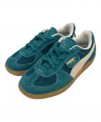 PUMAプーマ）の古着「PALERMO VINTAGE」｜グリーン×ホワイト