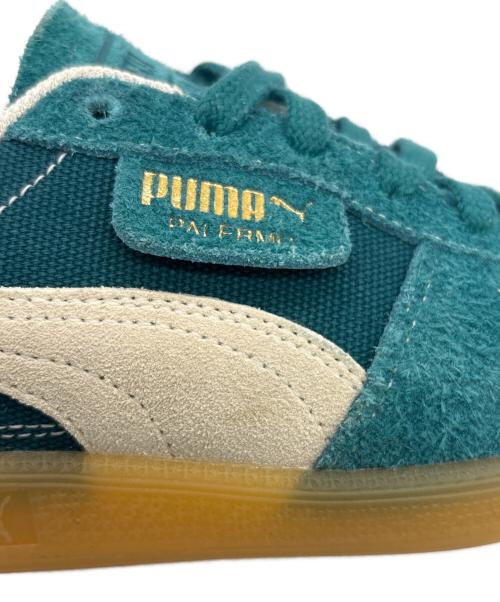 PUMA（プーマ）PUMA (プーマ) PALERMO VINTAGE グリーン×ホワイト サイズ:24.5の古着・服飾アイテム