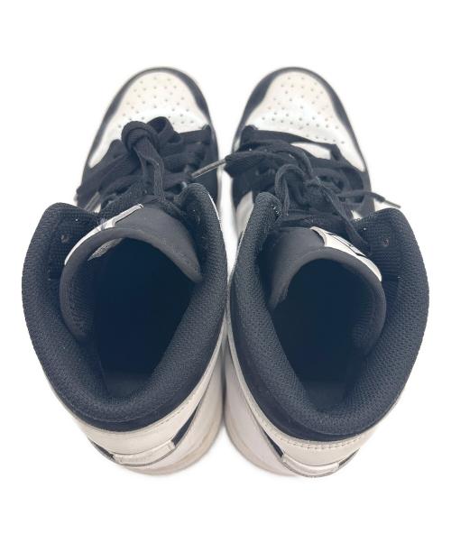 NIKE（ナイキ）NIKE (ナイキ) AIR JORDAN1 Mid ブラック×ホワイト サイズ:27の古着・服飾アイテム