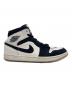中古・古着 NIKE (ナイキ) AIR JORDAN1 Mid ブラック×ホワイト サイズ:27：7000円