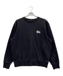 stussy（ステューシー）の古着「クルーネックスウェット」｜ブラック