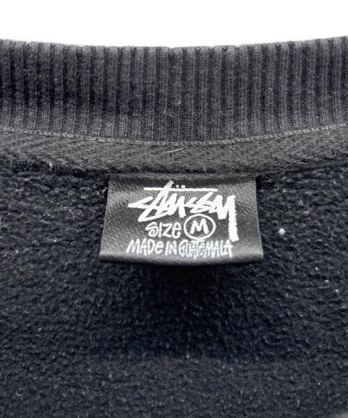 stussy（ステューシー）stussy (ステューシー) クルーネックスウェット ブラック サイズ:Mの古着・服飾アイテム