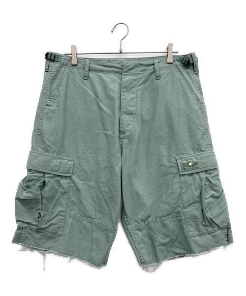UNDEFEATED（アンディフィーテッド）UNDEFEATED (アンディフィーテッド) ハーフカーゴパンツ グリーン サイズ:36の古着・服飾アイテム