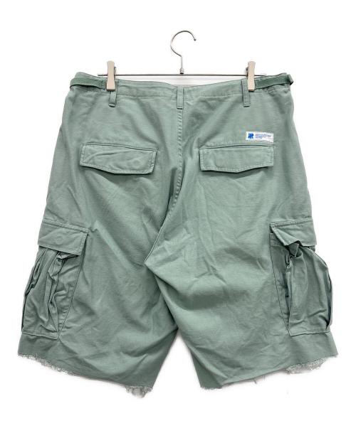 UNDEFEATED（アンディフィーテッド）UNDEFEATED (アンディフィーテッド) ハーフカーゴパンツ グリーン サイズ:36の古着・服飾アイテム