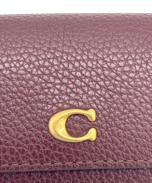 COACH（コーチ）COACH (コーチ) ミニトライフォールド ウォレット ブラウンの古着・服飾アイテム