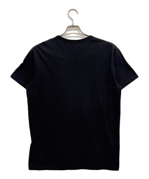 MONCLER（モンクレール）MONCLER (モンクレール) MAGLIA-T-SHIRT ブラック×イエロー サイズ:Lの古着・服飾アイテム