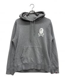 A BATHING APE PIRATE（アベイシングエイプ パイレーツ）の古着「プリントパーカー」｜グレー