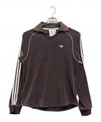 adidas×WALES BONNERアディダス×ウェールズボナー）の古着「タオルロングスリーブシャツ」｜ブラウン