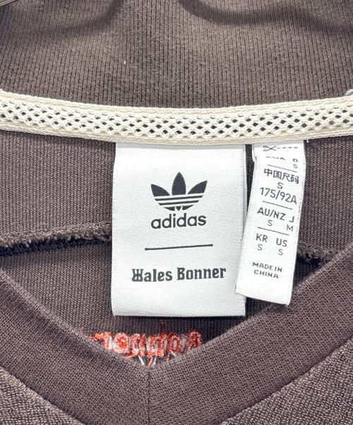 adidas（アディダス）adidas (アディダス) WALES BONNER (ウェールズボナー) タオルロングスリーブシャツ ブラウン サイズ:Sの古着・服飾アイテム