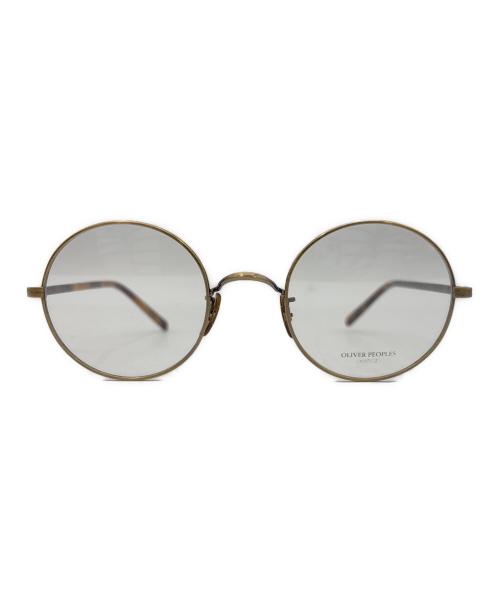 OLIVER PEOPLES（オリバーピープルズ）OLIVER PEOPLES (オリバーピープルズ) 眼鏡 アンティークゴールド サイズ:47□22-145の古着・服飾アイテム