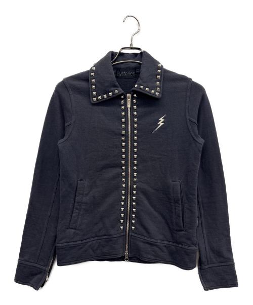 hysterics（ヒステリックス）hysterics (ヒステリックス) スタッズジャケット ブラック サイズ:Freeの古着・服飾アイテム