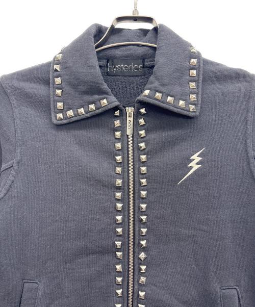 hysterics（ヒステリックス）hysterics (ヒステリックス) スタッズジャケット ブラック サイズ:Freeの古着・服飾アイテム