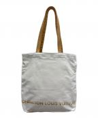 FONDATION LOUIS VUITTONフォンダシオンルイヴィトン）の古着「トートバッグ」｜ホワイト×ブラウン