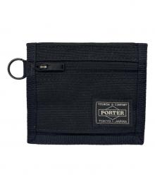 PORTER（ポーター）の古着「2つ折り財布」｜ブラック
