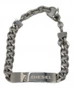 DIESELディーゼル）の古着「チェーンブレスレット」｜シルバー