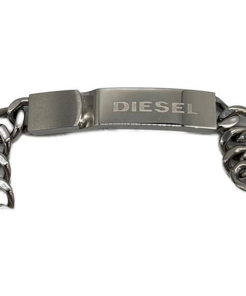 DIESEL（ディーゼル）DIESEL (ディーゼル) チェーンブレスレット シルバーの古着・服飾アイテム