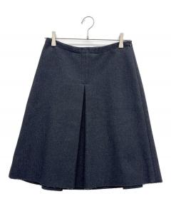 中古・古着通販】MIU MIU (ミュウミュウ) ミニスカート ブラック