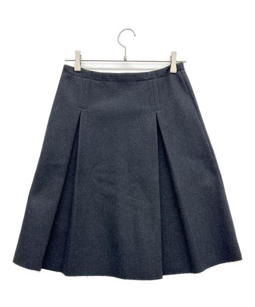 MIU MIU（ミュウミュウ）MIU MIU (ミュウミュウ) スカート ブラック サイズ:38の古着・服飾アイテム