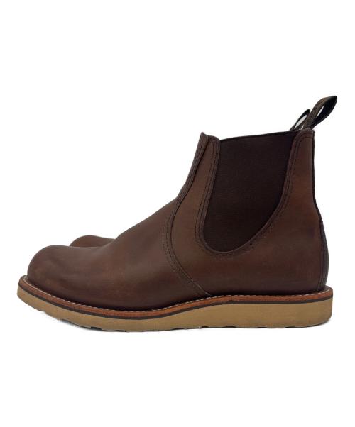 RED WING（レッドウィング）RED WING (レッドウィング) サイドゴアブーツ ブラウン サイズ:27の古着・服飾アイテム