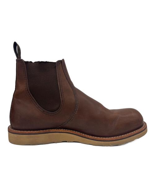 RED WING（レッドウィング）RED WING (レッドウィング) サイドゴアブーツ ブラウン サイズ:27の古着・服飾アイテム