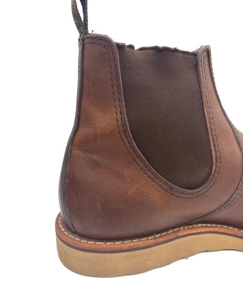 RED WING（レッドウィング）RED WING (レッドウィング) サイドゴアブーツ ブラウン サイズ:27の古着・服飾アイテム