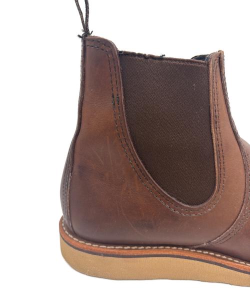 RED WING（レッドウィング）RED WING (レッドウィング) サイドゴアブーツ ブラウン サイズ:27の古着・服飾アイテム