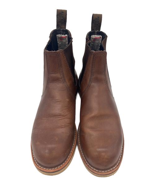 RED WING（レッドウィング）RED WING (レッドウィング) サイドゴアブーツ ブラウン サイズ:27の古着・服飾アイテム