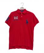 POLO RALPH LAURENポロ・ラルフローレン）の古着「ポロシャツ」｜レッド