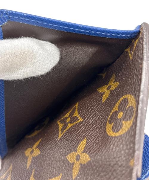 LOUIS VUITTON（ルイ ヴィトン）LOUIS VUITTON (ルイ ヴィトン) 2つ折り財布 ブルーの古着・服飾アイテム
