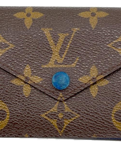 LOUIS VUITTON（ルイ ヴィトン）LOUIS VUITTON (ルイ ヴィトン) 2つ折り財布 ブルーの古着・服飾アイテム