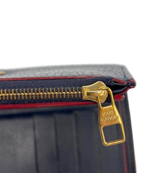 LOUIS VUITTON（ルイ ヴィトン）LOUIS VUITTON (ルイ ヴィトン) 3つ折り財布 ネイビーの古着・服飾アイテム