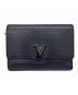 LOUIS VUITTON（ルイ ヴィトン）の古着「3つ折り財布」｜ネイビー