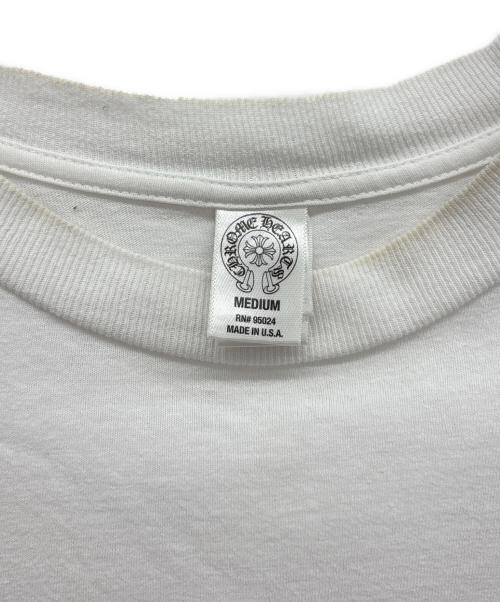 CHROME HEARTS（クロムハーツ）CHROME HEARTS (クロムハーツ) ポケットTシャツ ホワイト サイズ:Mの古着・服飾アイテム