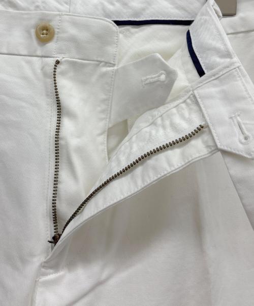 POLO RALPH LAUREN（ポロ・ラルフローレン）POLO RALPH LAUREN (ポロ・ラルフローレン) ストレッチパンツ ホワイト サイズ:ウエスト 91cmの古着・服飾アイテム