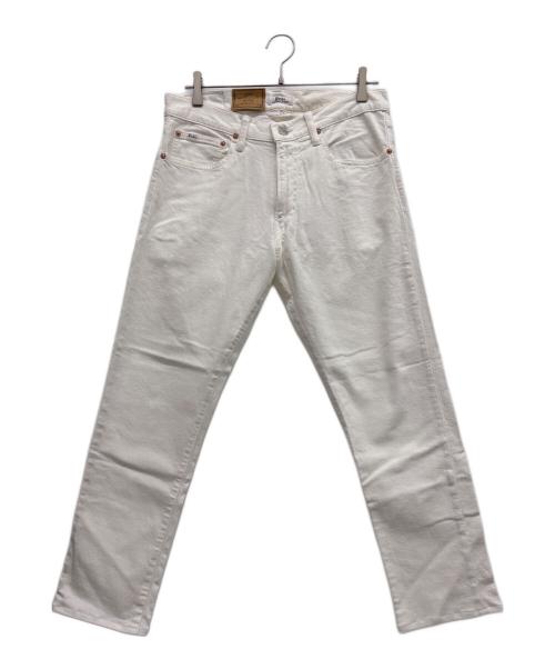 POLO RALPH LAUREN（ポロ・ラルフローレン）POLO RALPH LAUREN (ポロ・ラルフローレン) スリムジーンズ ホワイト サイズ:32　34の古着・服飾アイテム