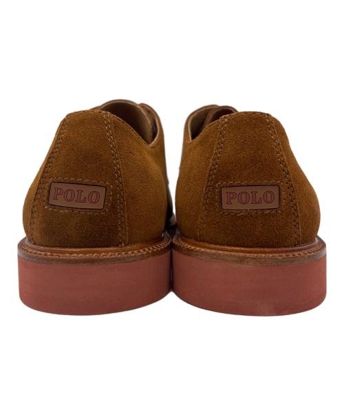 POLO RALPH LAUREN（ポロ・ラルフローレン）POLO RALPH LAUREN (ポロ・ラルフローレン) スウェードシューズ ブラウン サイズ:8.5EE 未使用品の古着・服飾アイテム